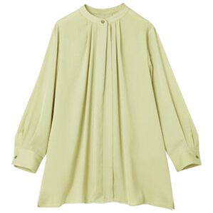 RANAN（ラナン）の「２ＷＡＹネックビンテージサテンブラウス（ブラウス）」｜ピスタチオ