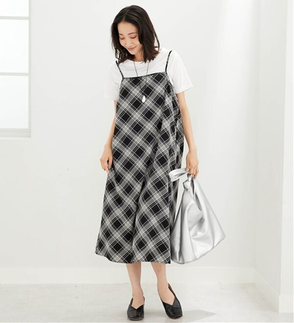 BELLUNA（ベルーナ）の「迷わず決まる！キャミワンピースセット（その他ワンピース）」｜詳細画像