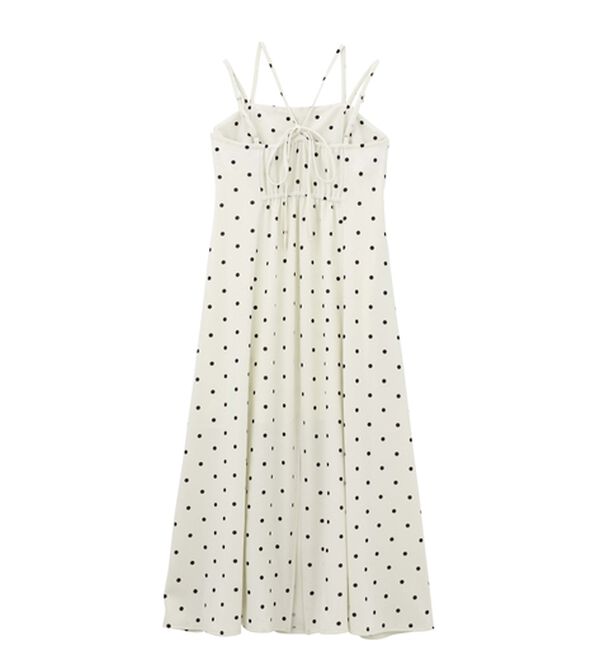 RANAN（ラナン）の「ダブルストラップバックリボンキャミワンピース（その他ワンピース）」｜詳細画像