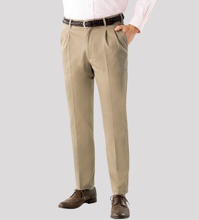 「【３本組】＜コムルヴァン・オム＞＋８．９℃の素材ツータックチノパンツ（メンズチノパンツ）」