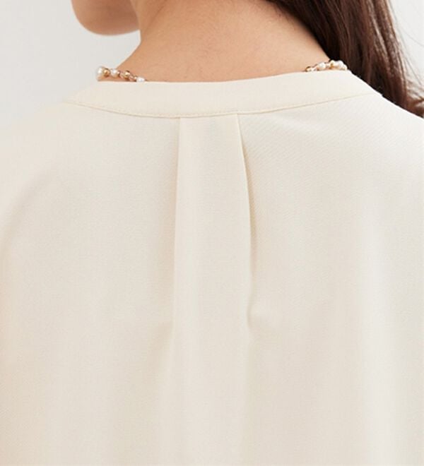 BELLUNA（ベルーナ）の「＜セレモニースタイル＞袖プリーツデザインブラウス（ブラウス）」｜詳細画像