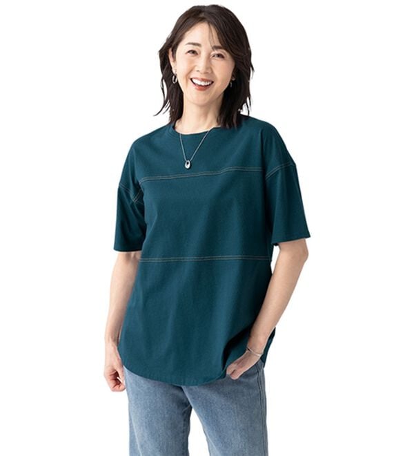 ルフラン（ルフラン）の「【４色組】ひんやり＊キシリトールＴシャツ（Tシャツ）」｜詳細画像