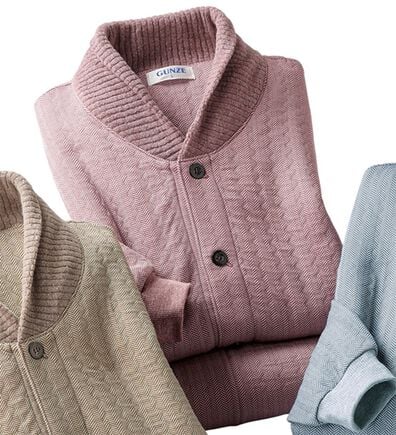 「魔法瓶のように包まれる暖かさのキルトパジャマ（メンズルームウェア）」