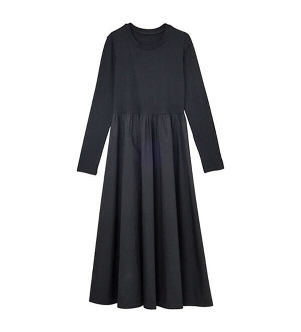 GeeRA（ジーラ）の「異素材切替ドッキングワンピース（ドッキングワンピース）」｜詳細画像