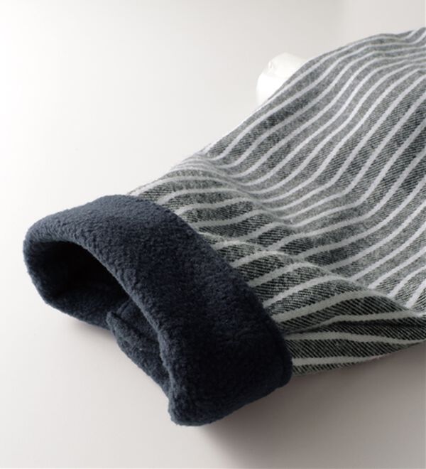 BELLUNA（ベルーナ）の「【あったか】裏フリース素材ネコ刺しゅうシャツチュニック（チュニック）」｜詳細画像