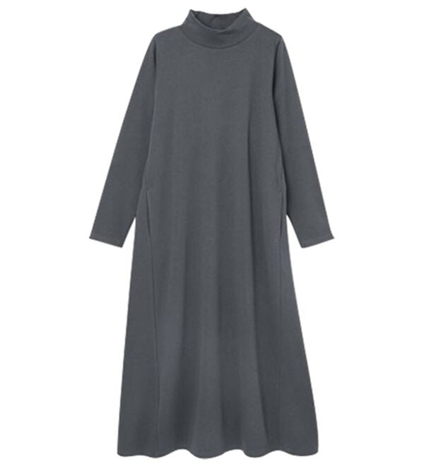 RANAN（ラナン）の「＜Ｂｅａｕｔｉｆｕｌ　Ｃｏｔｔｏｎ＞混　裏起毛！タートルネックワンピース（その他ワンピース）」｜詳細画像