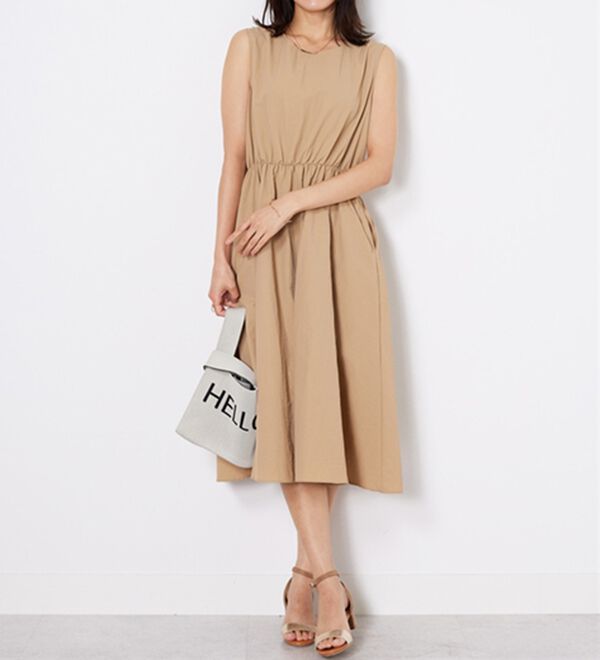 BELLUNA（ベルーナ）の「2点セット【Ｌａｇｒｉｌｕａ】メッシュ使いワンピースアンサンブル（その他ワンピース）」｜詳細画像