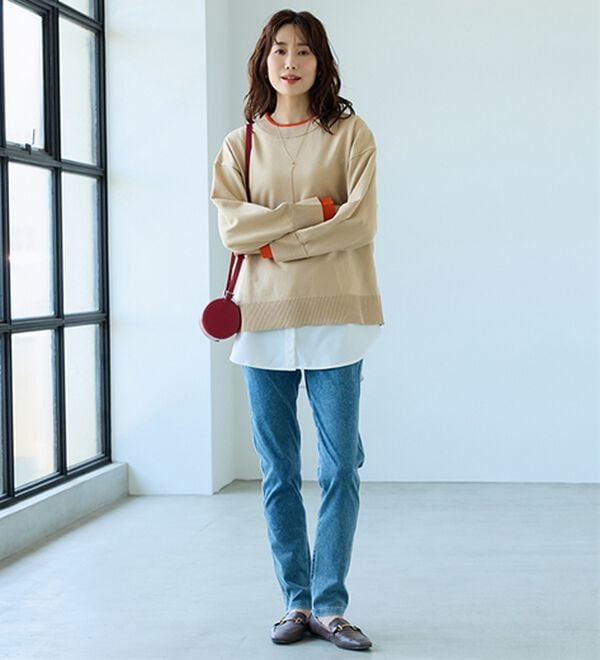 BELLUNA（ベルーナ）の「美ストレッチ素材レギンスパンツ【Ｐｒｉｍａ　Ｆｉｔ　Ｐａｎｔｓ】（スパッツ・レギンス）」｜詳細画像