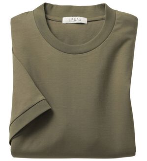 「＜ＳＯＬＵＮＩＡ＞ジャケットスタイルが決まる専用Ｔシャツ（メンズＴシャツ）」｜カーキ