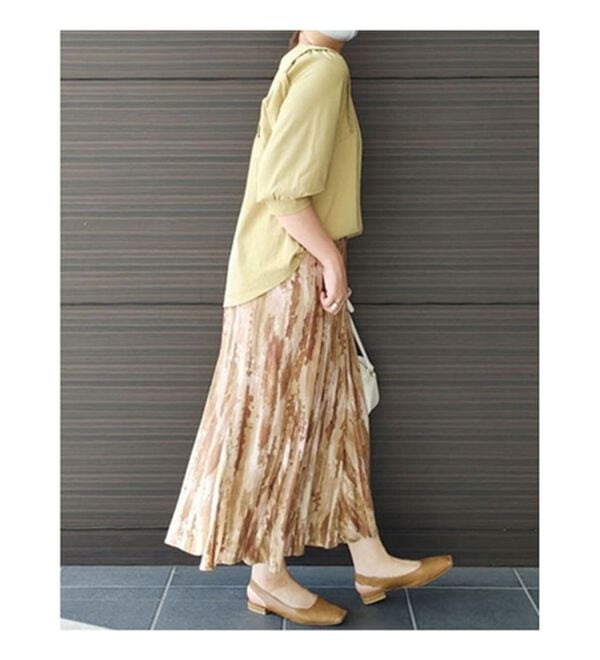 BELLUNA（ベルーナ）の「裾切替デザインフレアースカート（ひざ丈スカート）」｜詳細画像