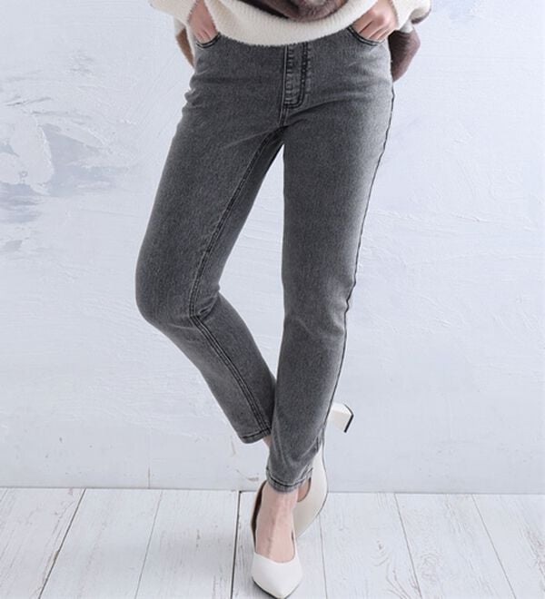 M～8L】【選べる丈】魔法の美ライン ストレッチ スキニー デニム