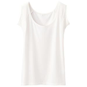 YU'NOW（ユナウ）の「ヒンヤリ冷感！汗取りパッド付クールシリーズ　ハーフフレンチ（肌着・インナーウェア）」｜詳細画像