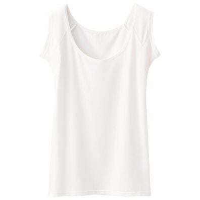 YU'NOW（ユナウ）の「ヒンヤリ冷感！汗取りパッド付クールシリーズ　ハーフフレンチ（肌着・インナーウェア）」