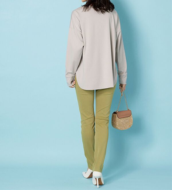 BELLUNA（ベルーナ）の「もちっとなめらか！大人顔サマ見えプルオーバー（カットソー）」｜詳細画像