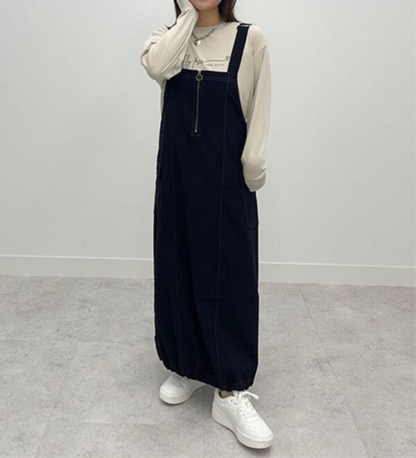 BELLUNA（ベルーナ）の「綿１００％抗菌防臭ロゴＴシャツ（カットソー）」｜詳細画像