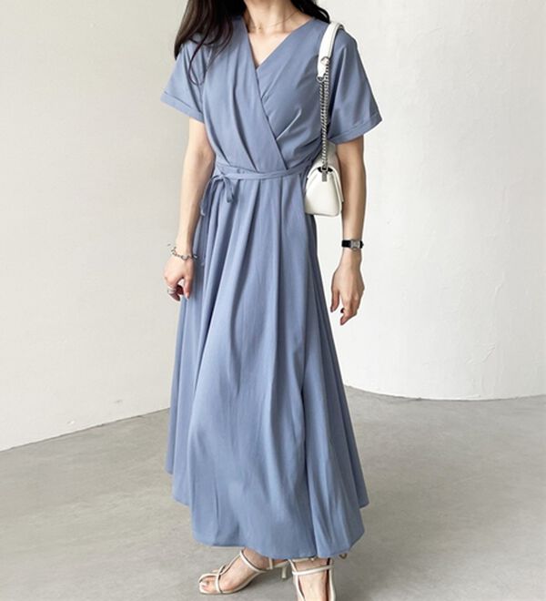 GeeRA（ジーラ）の「カシュクールフレアーワンピース（その他ワンピース）」｜詳細画像