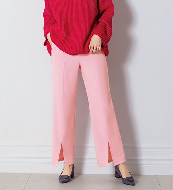 RANAN（ラナン）の「機能付センタースリットフレアーパンツ（フルレングスパンツ）」｜詳細画像