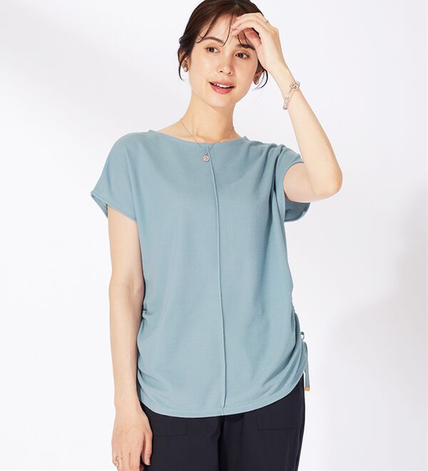 BELLUNA（ベルーナ）の「サイドシャーリング使いプルオーバー（カットソー）」｜詳細画像