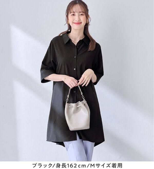 alotta（アロッタ）の「シャツチュニックワンピース（チュニックワンピース）」｜詳細画像