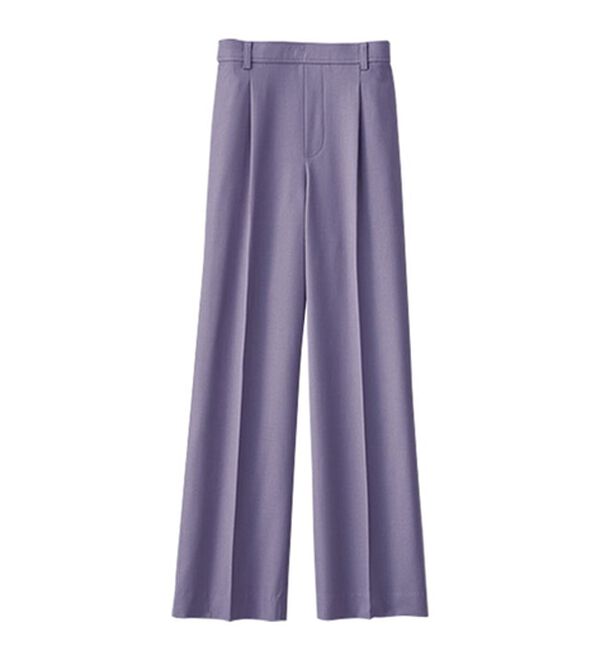 BELLUNA（ベルーナ）の「サラリ美脚見え！タック使いワイドパンツ（ワイドパンツ・ガウチョ）」｜詳細画像