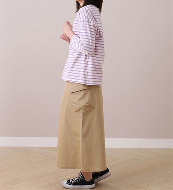 BELLUNA（ベルーナ）の「＜ｓｏｒａｆｕｋｕ＞ボーダープルオーバー（カットソー）」｜詳細画像