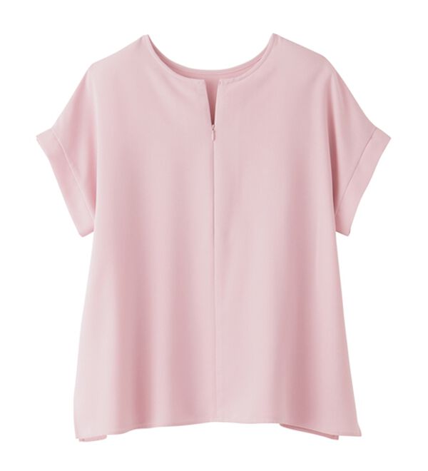 RANAN（ラナン）の「前後2WAYハーフジップブラウス（ブラウス）」｜詳細画像