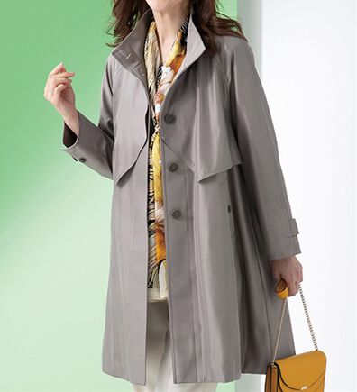 ルフラン（ルフラン）の「ライナー付シルクボンディングコート（ロングコート）」