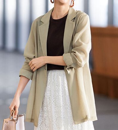 RANAN（ラナン）の「シアーライトジャケット（シャツ）」