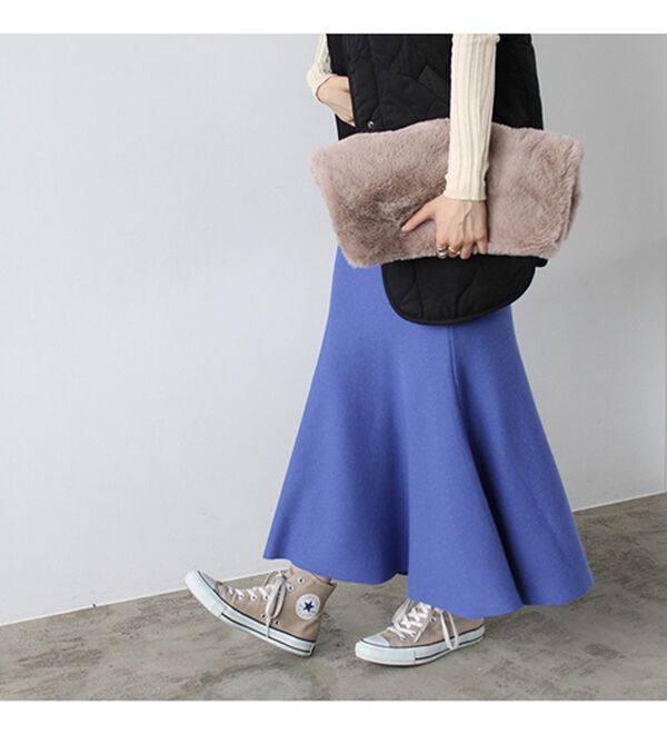 GeeRA（ジーラ）の「ニットマーメイドスカート（ロングスカート）」｜詳細画像