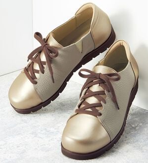 ルフラン（ルフラン）の「＜ラシーナコンフォート＞４Ｅ異素材切替デザインシューズ（スニーカー）」｜詳細画像