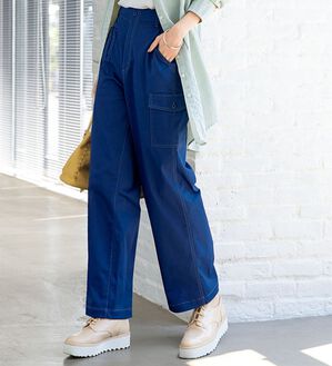 ルフラン（ルフラン）の「柔らか楽ちん！ポケットデザインパンツ（フルレングスパンツ）」｜詳細画像