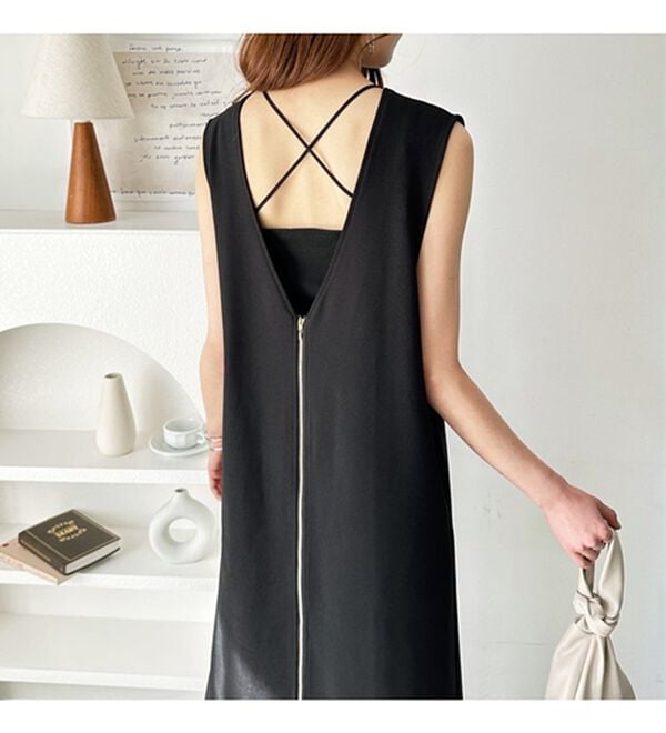 GeeRA（ジーラ）の「３ＷＡＹジップデザインジレワンピース（ジレ）」｜詳細画像