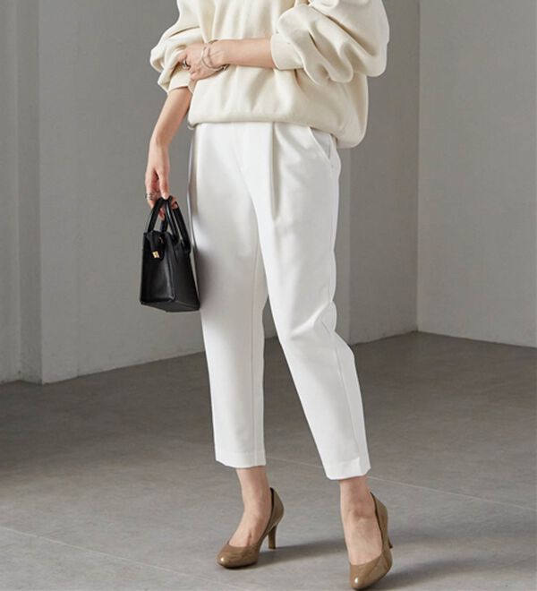 RANAN（ラナン）の「美脚シルエットクロップドパンツ（フルレングスパンツ）」｜詳細画像