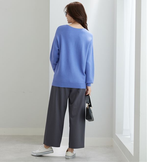 BELLUNA（ベルーナ）の「ラメ調もちもちニットプルオーバー（ニット・セーター）」｜詳細画像