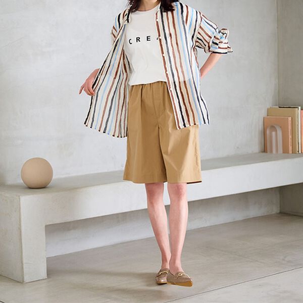 RANAN（ラナン）の「配色ストライプシャツ（シャツ）」｜詳細画像