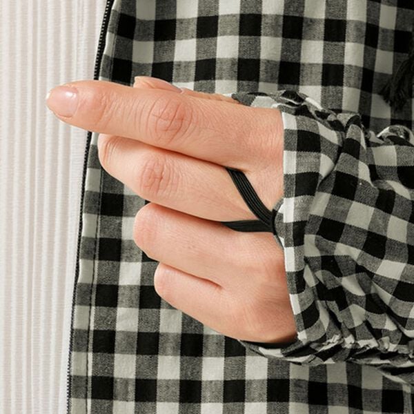 ルフラン（ルフラン）の「ギンガムチェック日よけパーカー（パーカー）」｜詳細画像