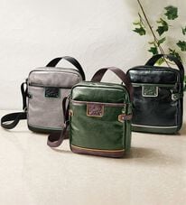 「＜クロコダイル＞スマートショルダー（メンズショルダーバッグ）」