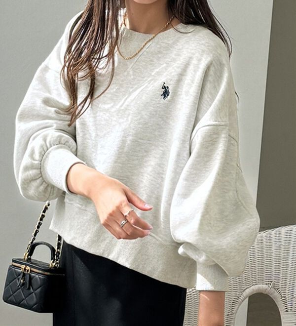 GeeRA（ジーラ）の「【Ｕ．Ｓ．ＰＯＬＯ　ＡＳＳＮ】ショートスウェット（トレーナー・スウェット）」｜詳細画像