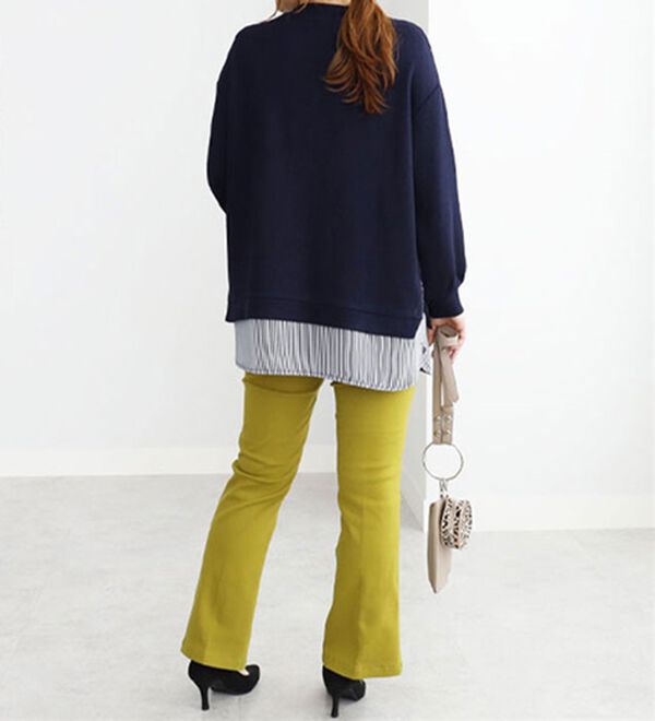 BELLUNA（ベルーナ）の「切替デザインレイヤード風チュニック（チュニック）」｜詳細画像