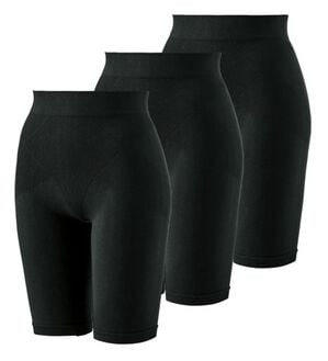 LAVIENNE（ラヴィエンヌ）の「【３枚組】整体師監修骨盤ロングガードル同色３枚組（ショーツ）」｜ブラック