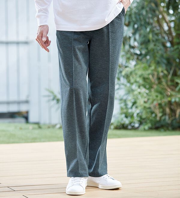 「紳士の為の爽やか鹿の子リラックスパンツ（メンズルームウェア）」｜詳細画像