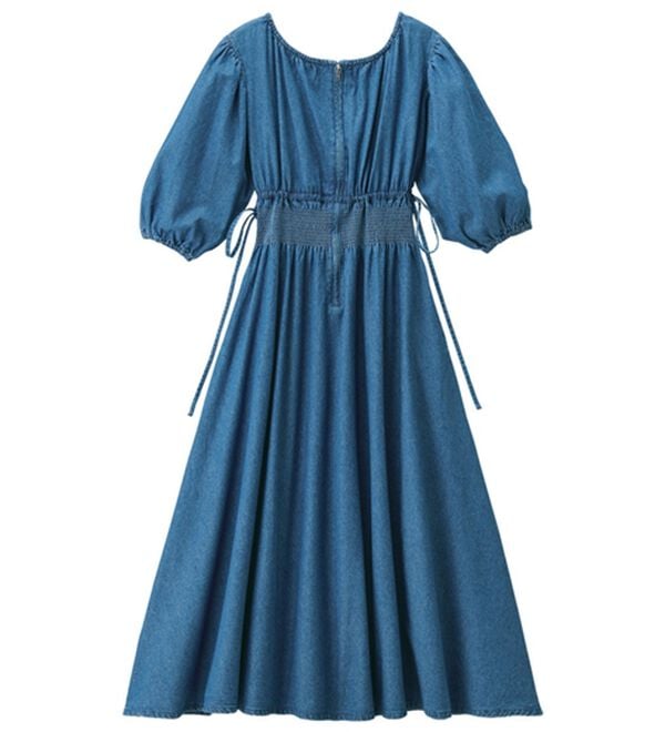 RANAN（ラナン）の「パフスリーブデニムワンピース（その他ワンピース）」｜詳細画像