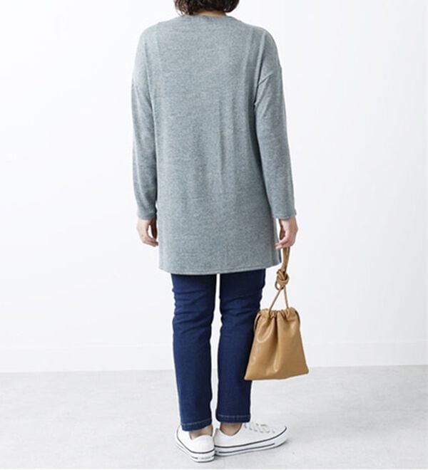 BELLUNA（ベルーナ）の「杢調素材レイヤード風チュニック（チュニック）」｜詳細画像