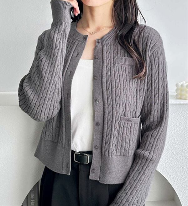 GeeRA（ジーラ）の「ミニケーブルニットカーディガン（その他カーディガン）」｜詳細画像