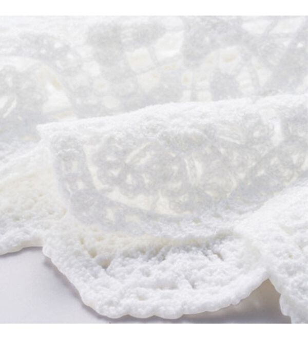 RANAN（ラナン）の「かぎ針風ショート丈プルオーバー（ニット・セーター）」｜詳細画像