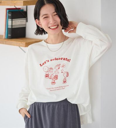 Viola e Viola（ヴィオラ エ ヴィオラ）の「【スペシャルコラボ】スヌーピーCelebrateTシャツ（Tシャツ）」