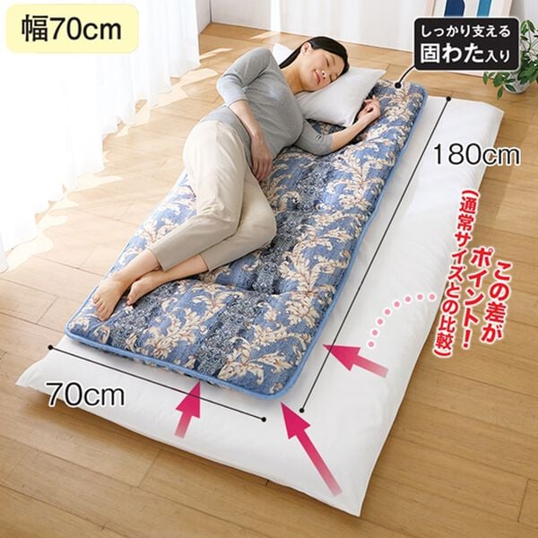 「少し小さいが便利！軽量ボリューム敷布団（敷布団）」｜詳細画像