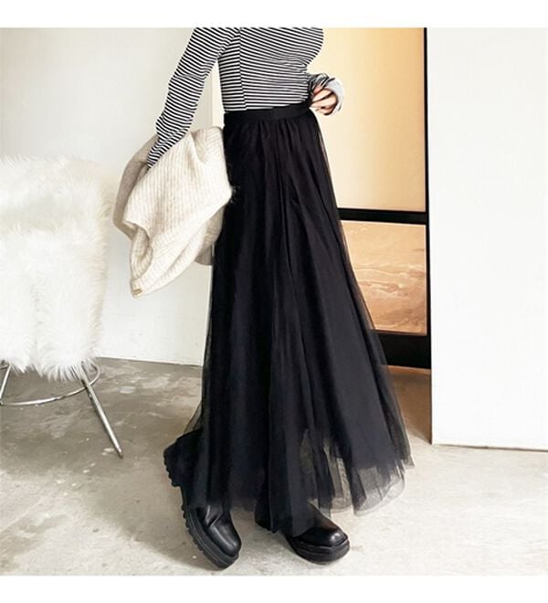 GeeRA（ジーラ）の「フレアーチュールロングスカート（ロングスカート）」｜詳細画像