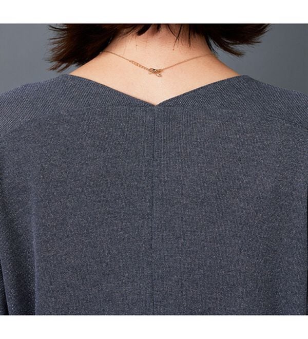 BELLUNA（ベルーナ）の「ラメ調ドルマンプルオーバー（カットソー）」｜詳細画像