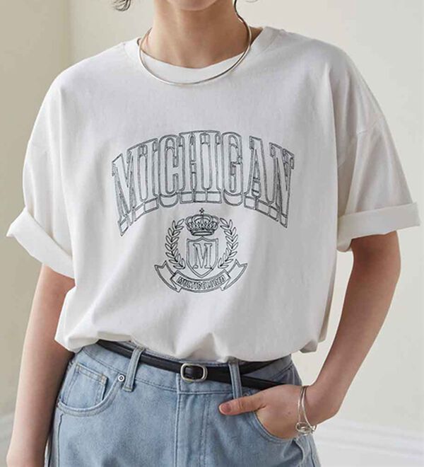 RANAN（ラナン）の「ヴィンテージライクロゴTシャツ（カットソー）」｜詳細画像